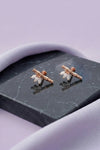 Enchanted Twig Branch Rose Gold Plated Sterling Silver Second Stud Earrings