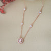 Pretty Versatile Rose Gold Plated Sterling Silver Chain Necklace
