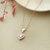 Next To Your Heart Rose Gold Plated Sterling Silver Chain Necklace
