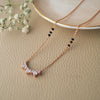 Blinging Smile Rose Gold Plated Sterling Silver Mangalsutra