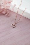 Tiny Heart Sterling Silver Pendant