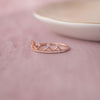 Royal Crown Rose Gold Plated Sterling Silver Ring