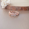 Link It Up Rose Gold Plated Sterling Silver Rings