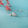 Moving Towards Your Heart Sterling Silver Chain Bracelet