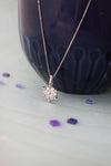 Snow Flake Sterling Silver Pendant