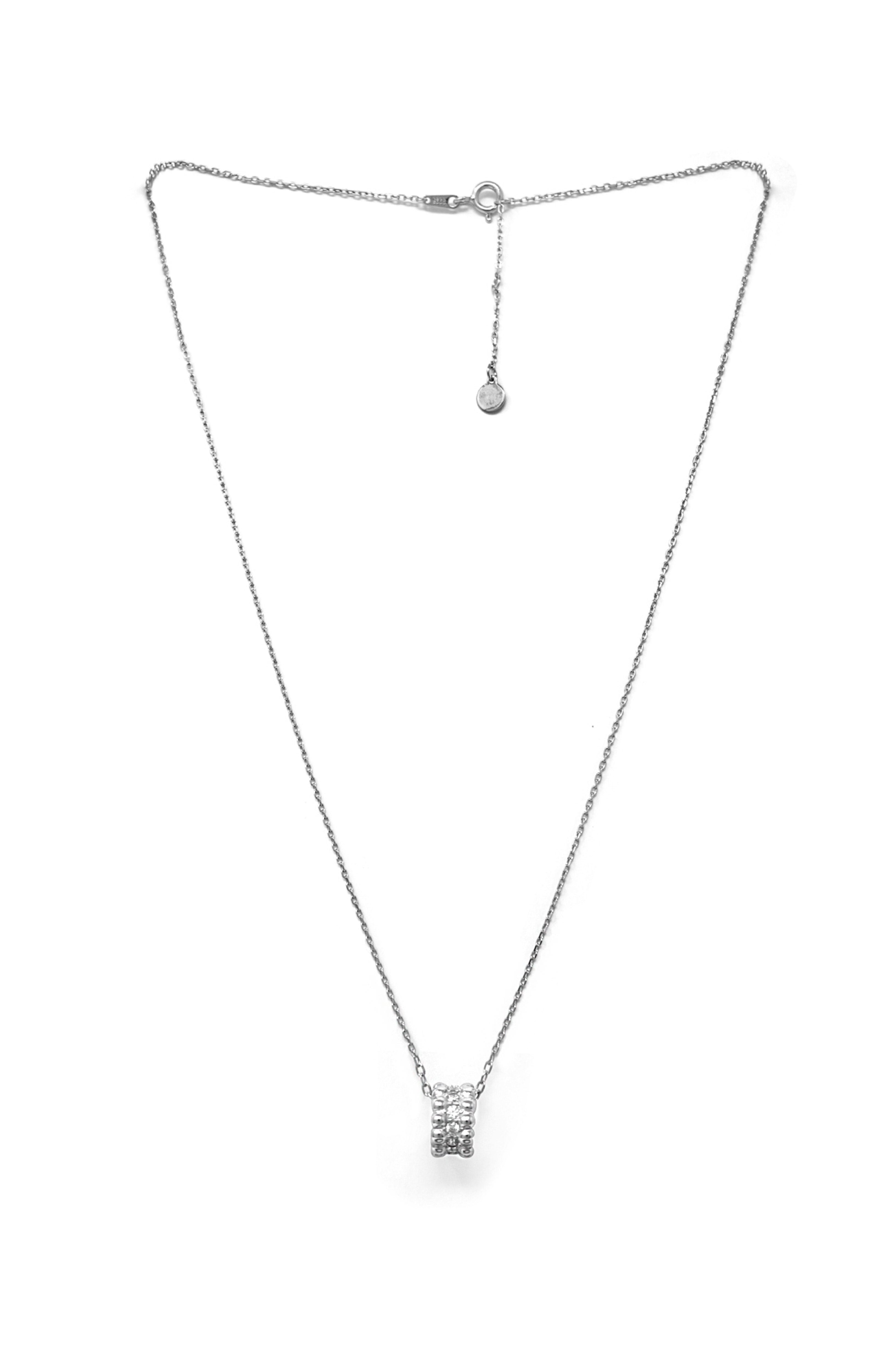 Silver Chain Loop Loop Around Sterling Silver Chain Necklace | 925 Silver Jewelry by Mannash