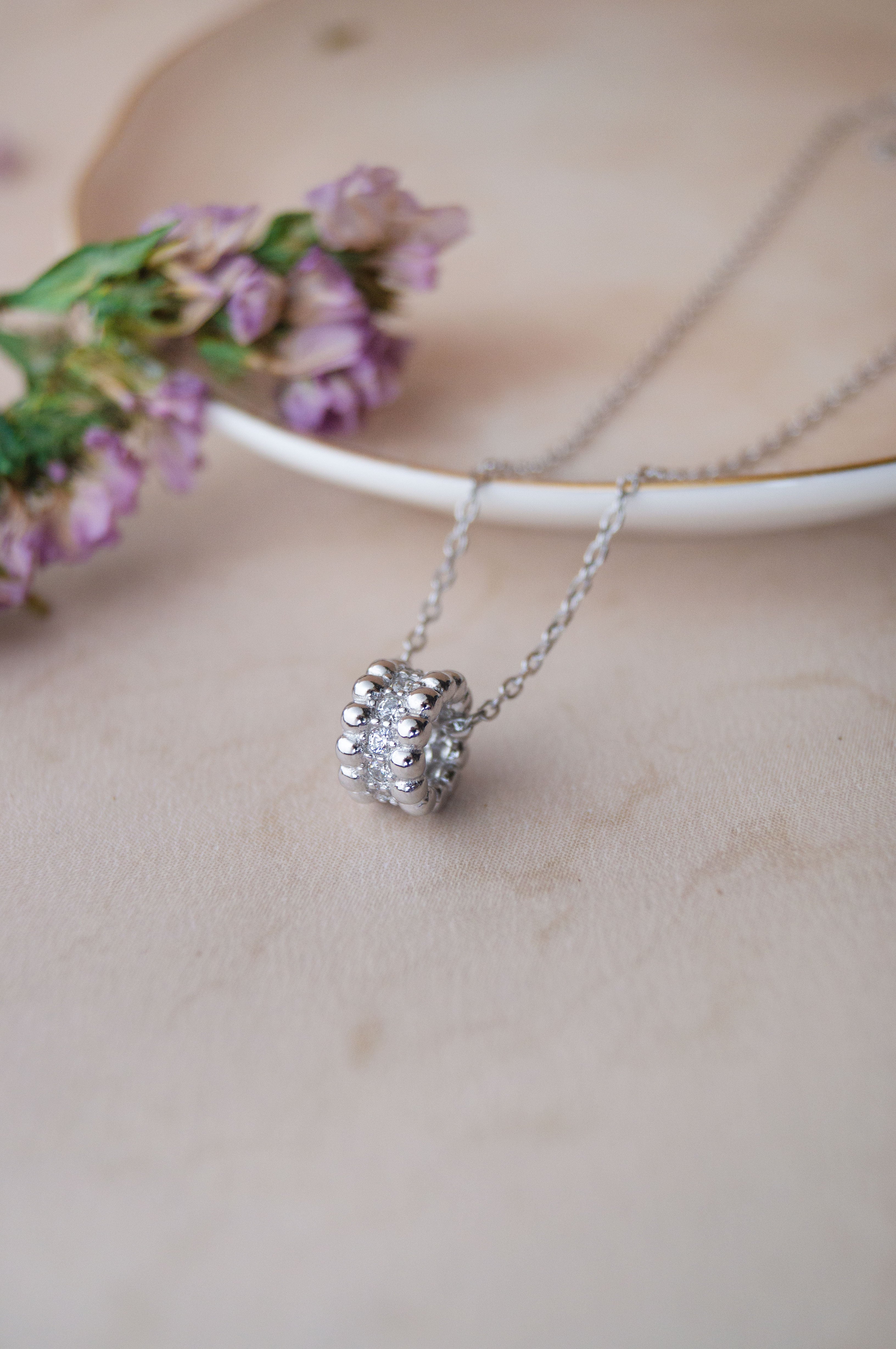 Chain Loop Around Loop Around Sterling Silver Chain Necklace | 925 Silver Jewelry by Mannash
