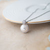 Pearl With A Bling Sterling Silver Pendant
