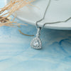 Blinging Triangle Sterling Silver Pendant