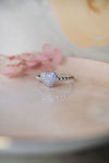 Adorable Cluster Heart Rose Gold Plated Sterling Silver Ring