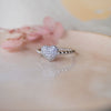 Adorable Cluster Heart Sterling Silver Ring