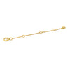 Chain Extender Gold Plated Sterling Silver Accessory