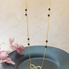 Promise Of Infinity Gold Plated Sterling Silver Mangalsutra Necklace