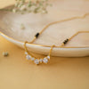 Blinging Smile Gold Plated Sterling Silver Mangalsutra