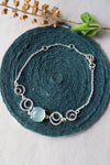 Aqua Circle Game Chain Bracelet - Mannash