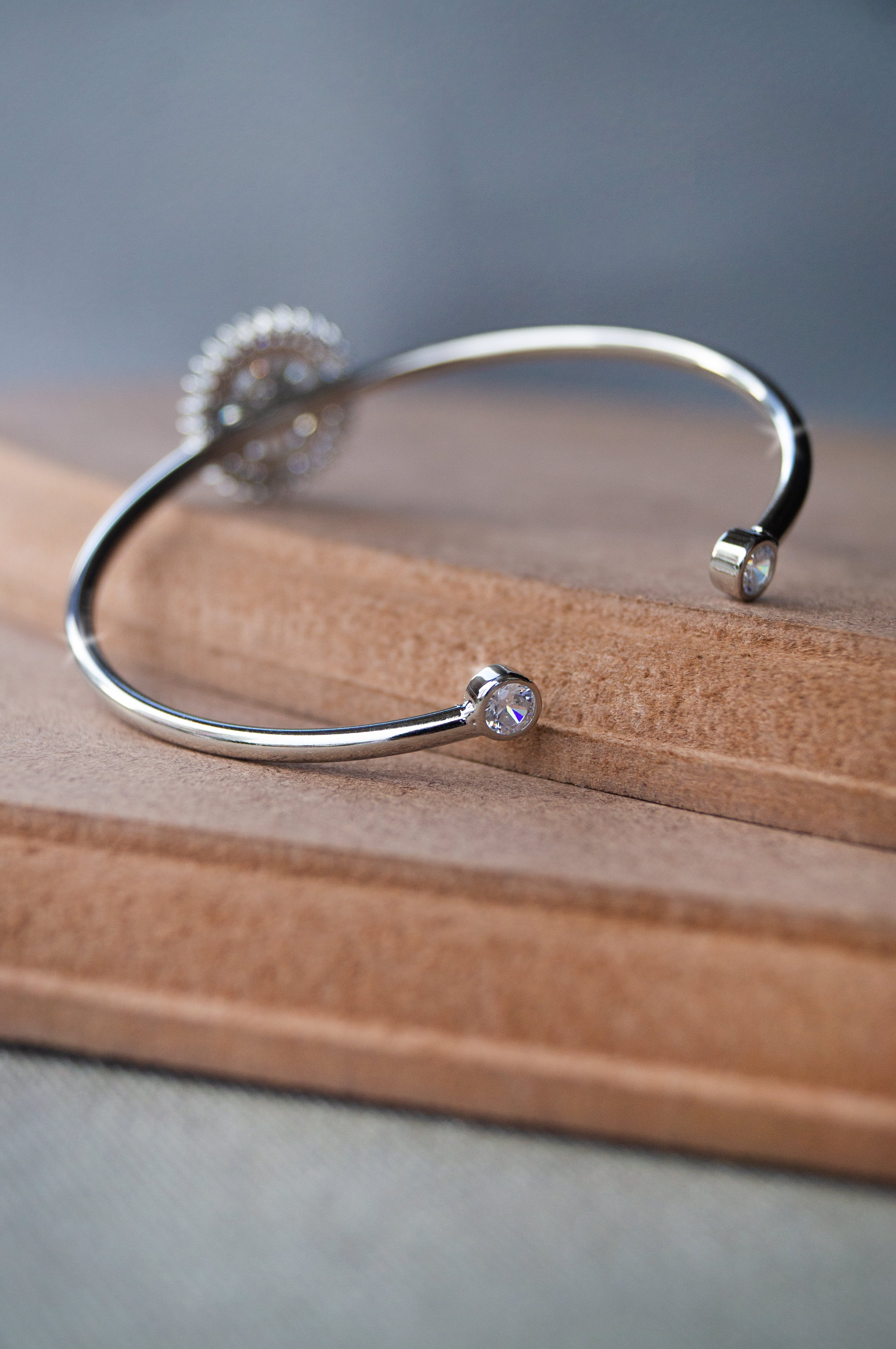 Knot Silver Adjustable Bangle – SILBERUH