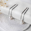 Delicate Yet Versatile Sterling Silver Threader Slip On Earrings