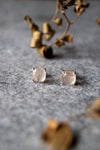 Classic Rose Quartz Stud Earrings - Mannash
