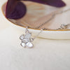 Butterfly Flutter Sterling Silver Chain Necklace