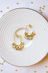 Happily Dancing Pearl Dust Dangler Earrings - Mannash