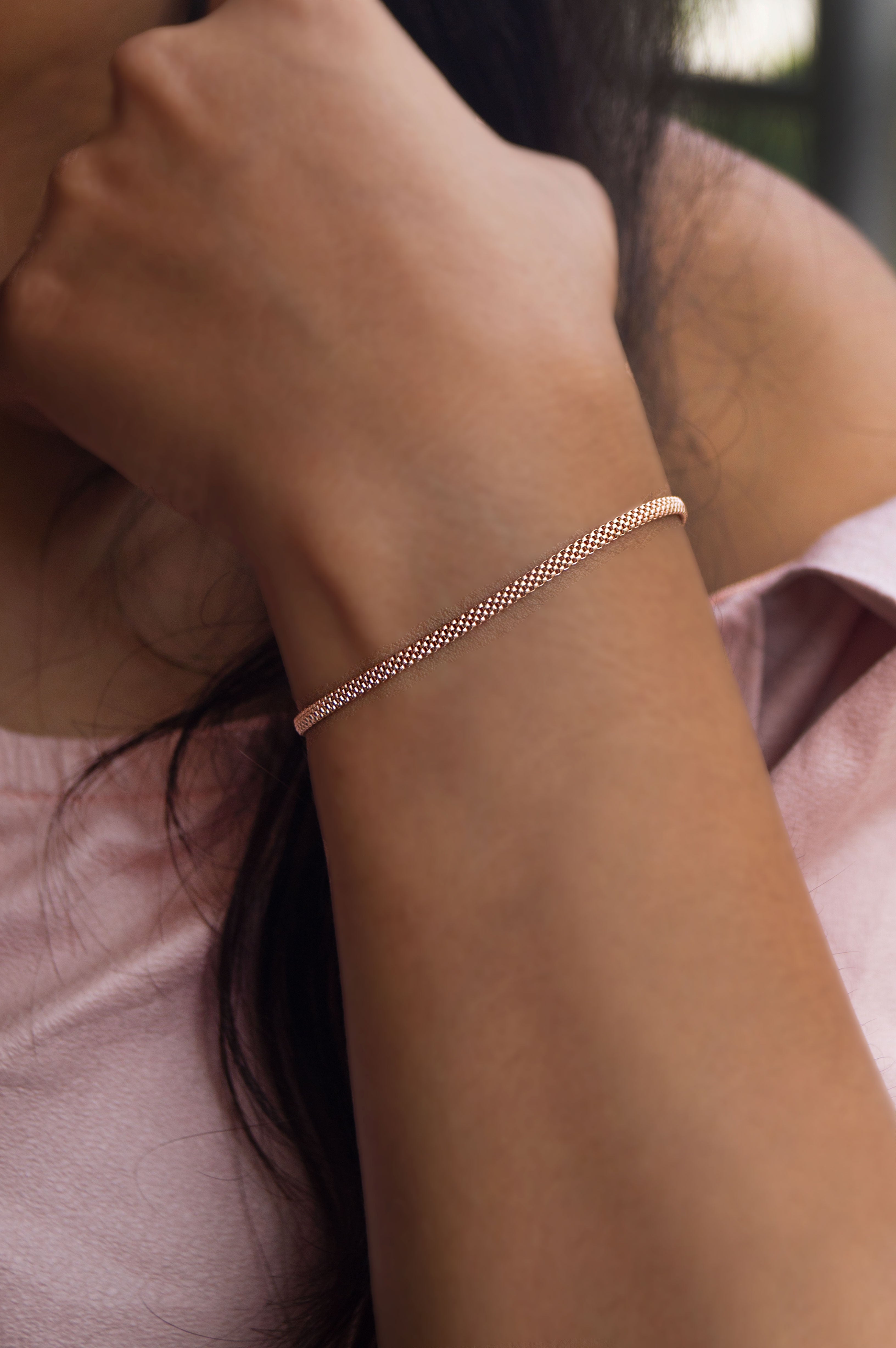 Mesh sales chain bracelet