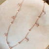 Star Sprinkle Rose Gold Plated Sterling Silver Chain