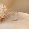 Twisted Spin Rose Gold Plated Sterling Silver Ring