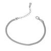 Mesh Chain Classic Sterling Silver Chain Bracelet