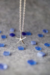 Underwater Star Fish Silver Pendant Necklace - Mannash