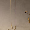 Tiny Balls Delicate Gold Plated Sterling Silver Chain