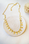 Classic Circle Garland Gold Plated Necklace - Mannash