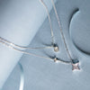 Multilayer Layer Starry Trail Sterling Silver Necklace