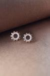 Dare-To-Shine Rose Gold Plated Stud Earrings - Mannash
