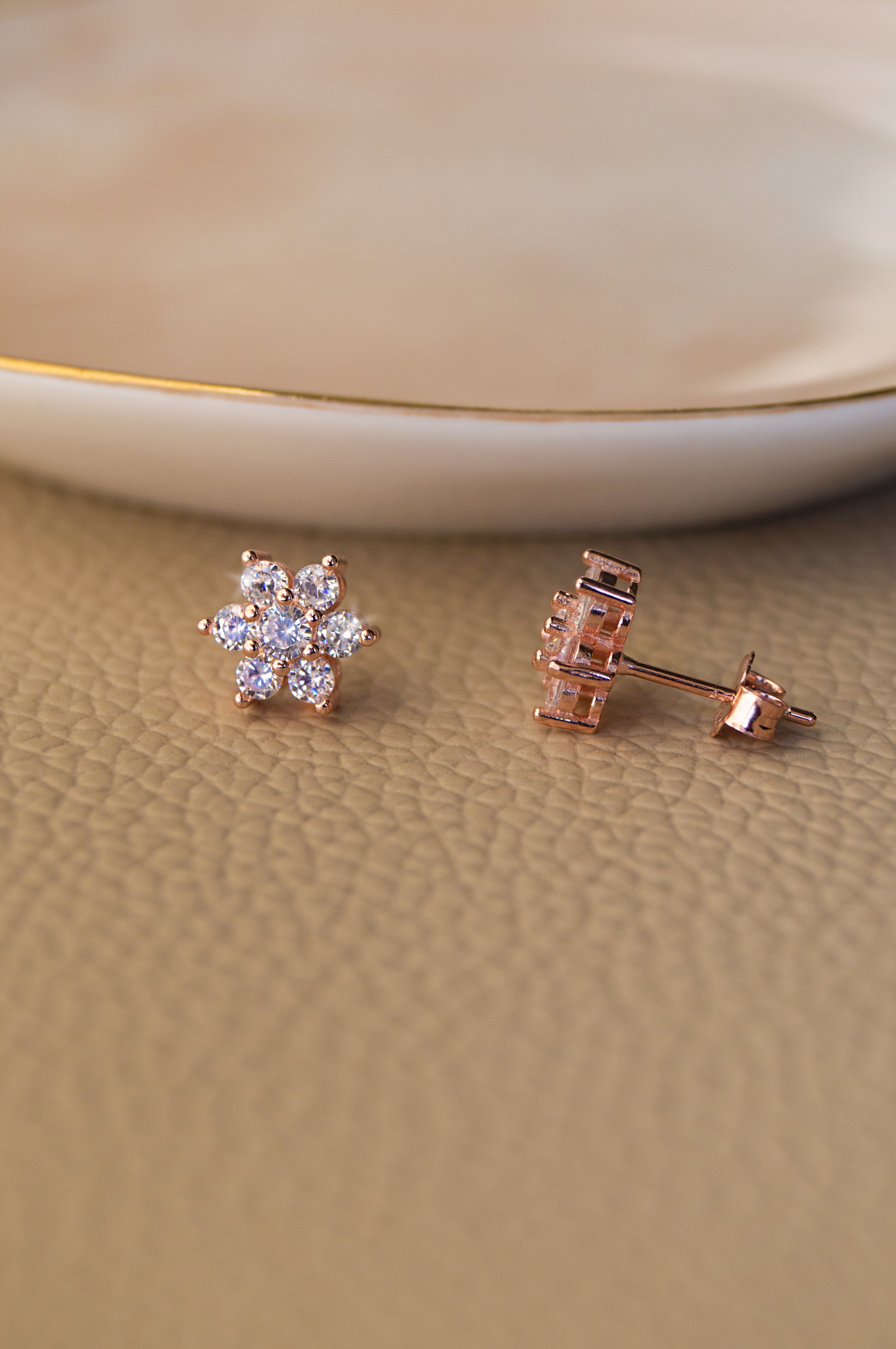Pearl Flower Cluster Stud Earrings  Earrings from Cavendish Jewellers Ltd  UK
