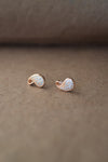 Pretty Paisley Rose Gold  Plated Sterling Silver Earrings