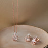 Let's Shine Rose Gold Plated Sterling Silver Pendant Set