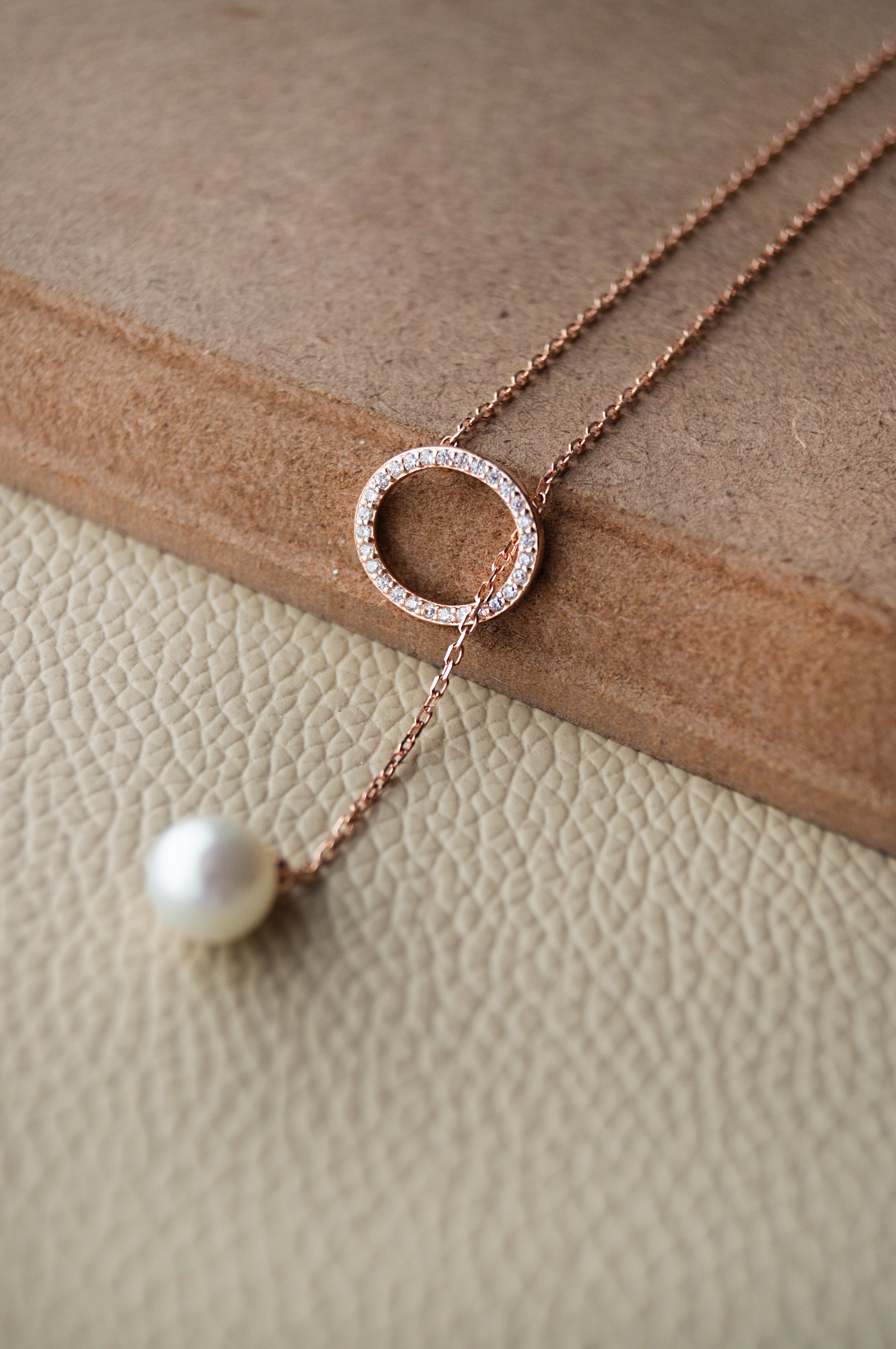 Rose Gold Diamond Circle of Life Necklace | Mark Solomon Jewellers