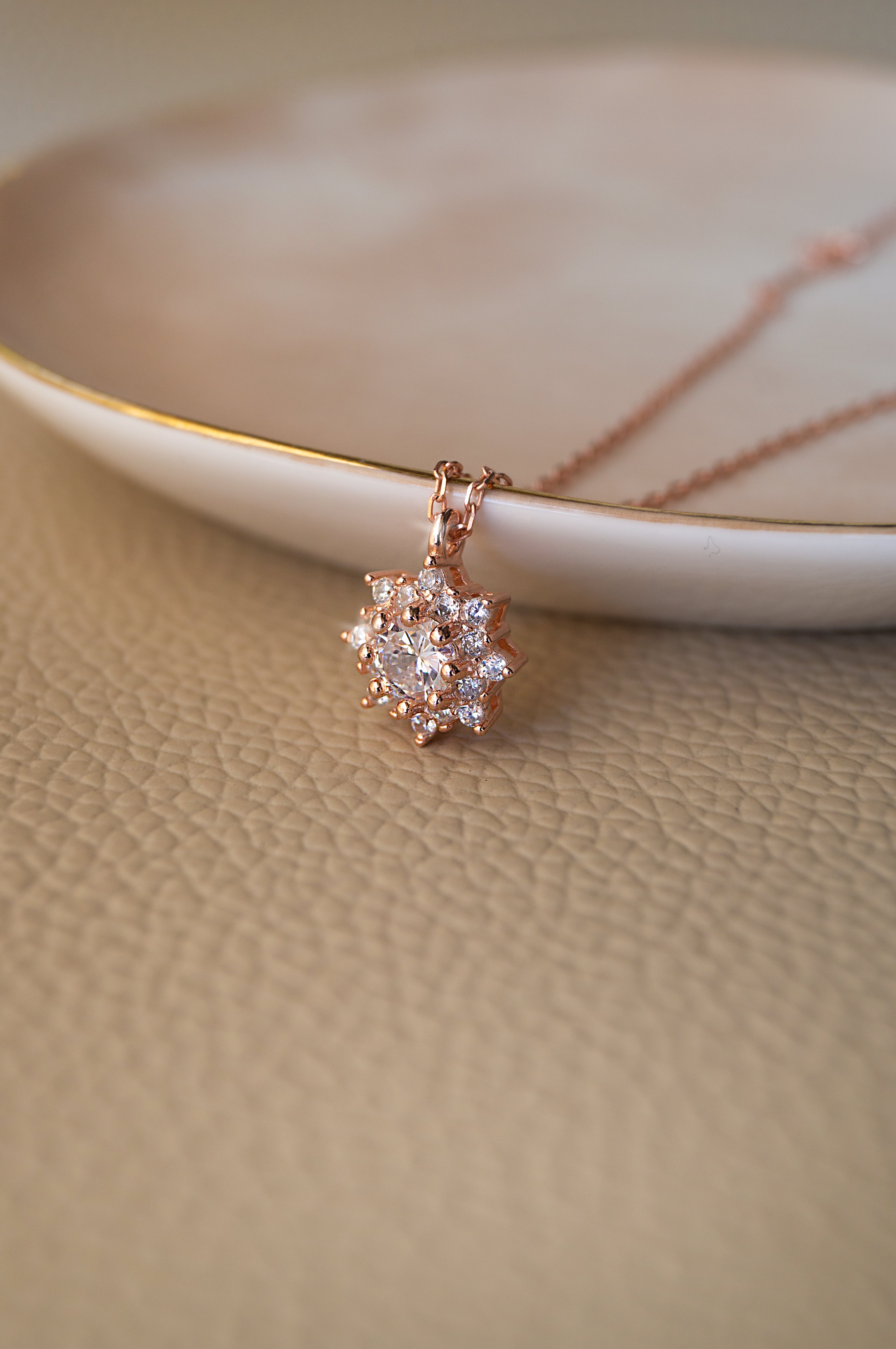 Diamond Solitaire Necklace – MAYJUNE