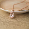 Let's Shine Rose Gold Plated Sterling Silver Pendant Chain Necklace