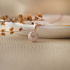 Little Circle Aura Rose Gold Plated Sterling Silver Pendant