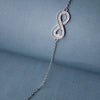 Infinity Sterling Silver Chain Bracelet