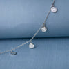 Charming Disks Charm Sterling Silver Chain Bracelet