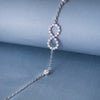 Forever Infinity Sterling Silver Chain Bracelet