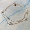 Starry Night Two Layer Sterling Silver Chain Bracelet
