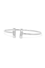 Shimmering Bar Sterling Silver Adjustable Bracelet