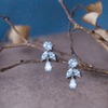 Dainty Twinkle Sterling Silver Drop Earrings