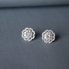 Classic Sparkle Splash Sterling Silver Earrings