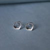 Promise Heart Sterling Silver Stud Earrings