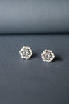 Baguette Treaty Solitaire Stud Earrings - Mannash