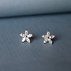Ready For Spring Floral Sterling Silver Earrings